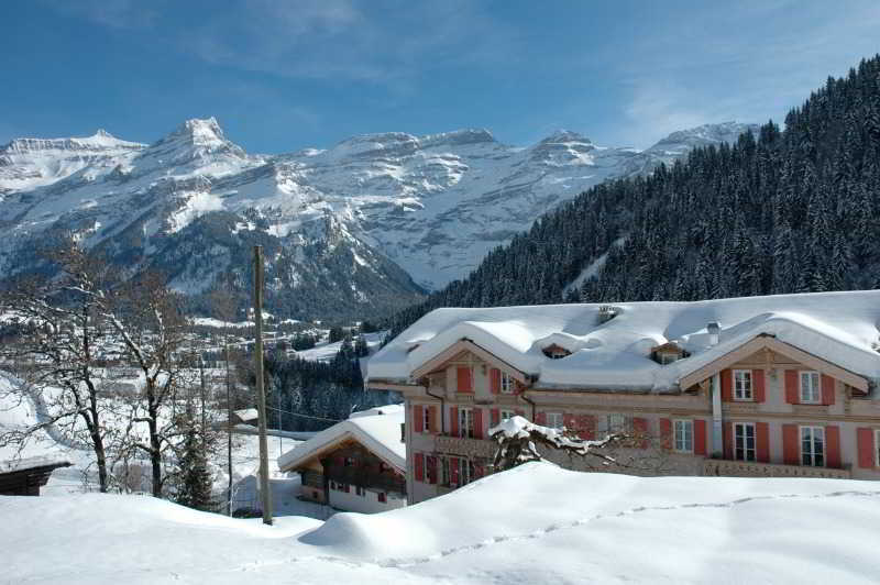 Historic Hotel Du Pillon Les Diablerets Exterior foto