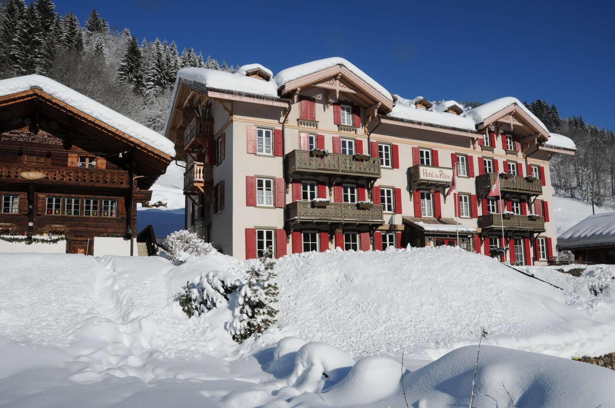 Historic Hotel Du Pillon Les Diablerets Exterior foto
