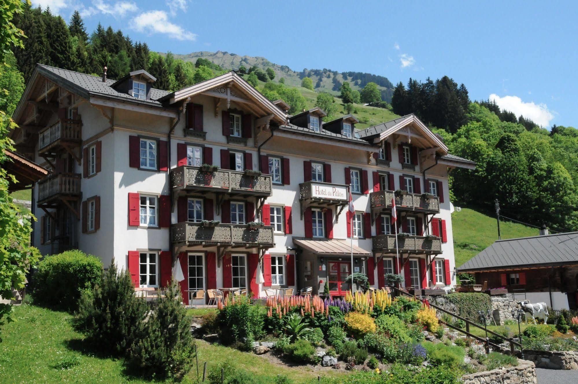 Historic Hotel Du Pillon Les Diablerets Exterior foto