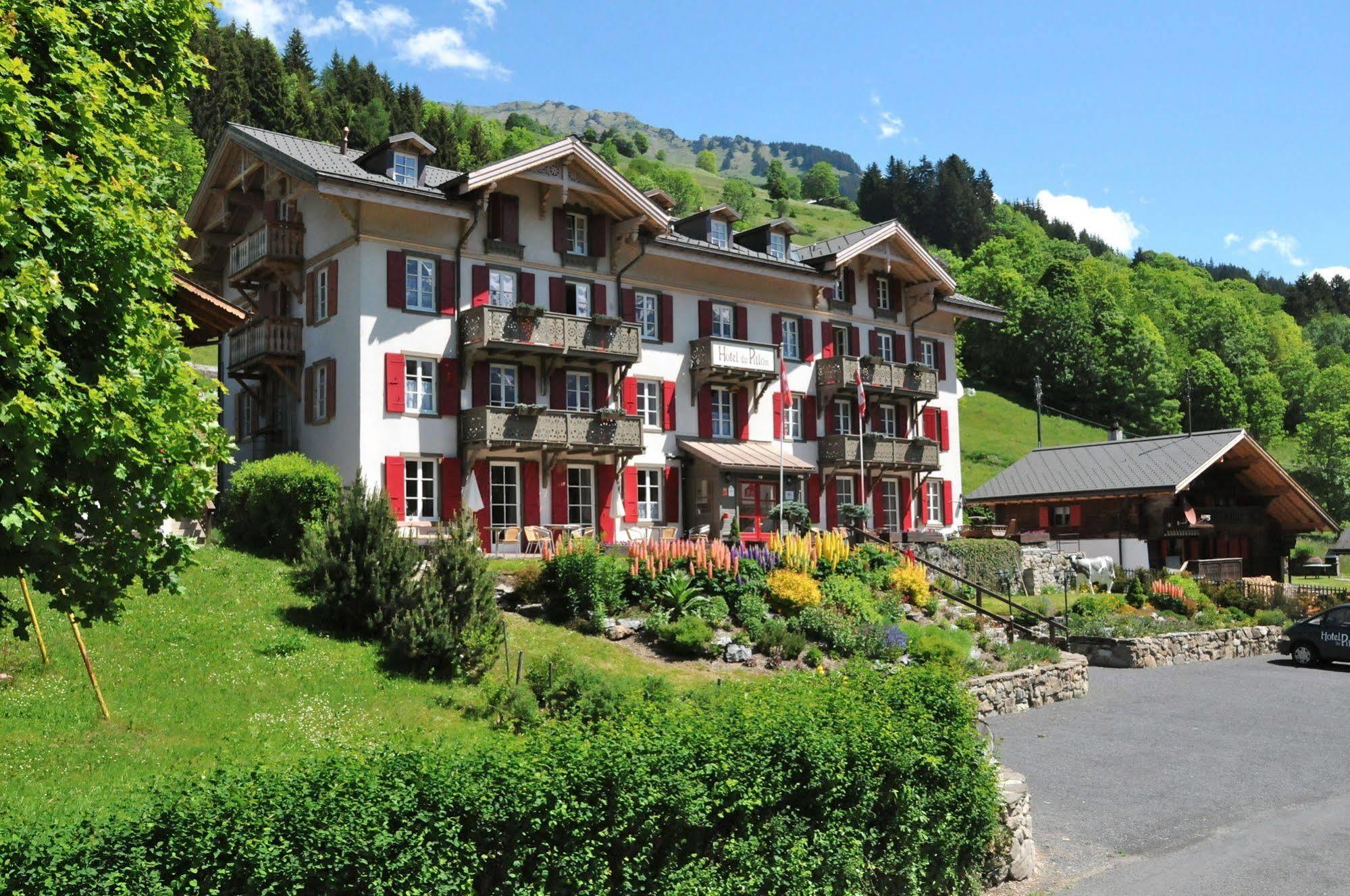 Historic Hotel Du Pillon Les Diablerets Exterior foto